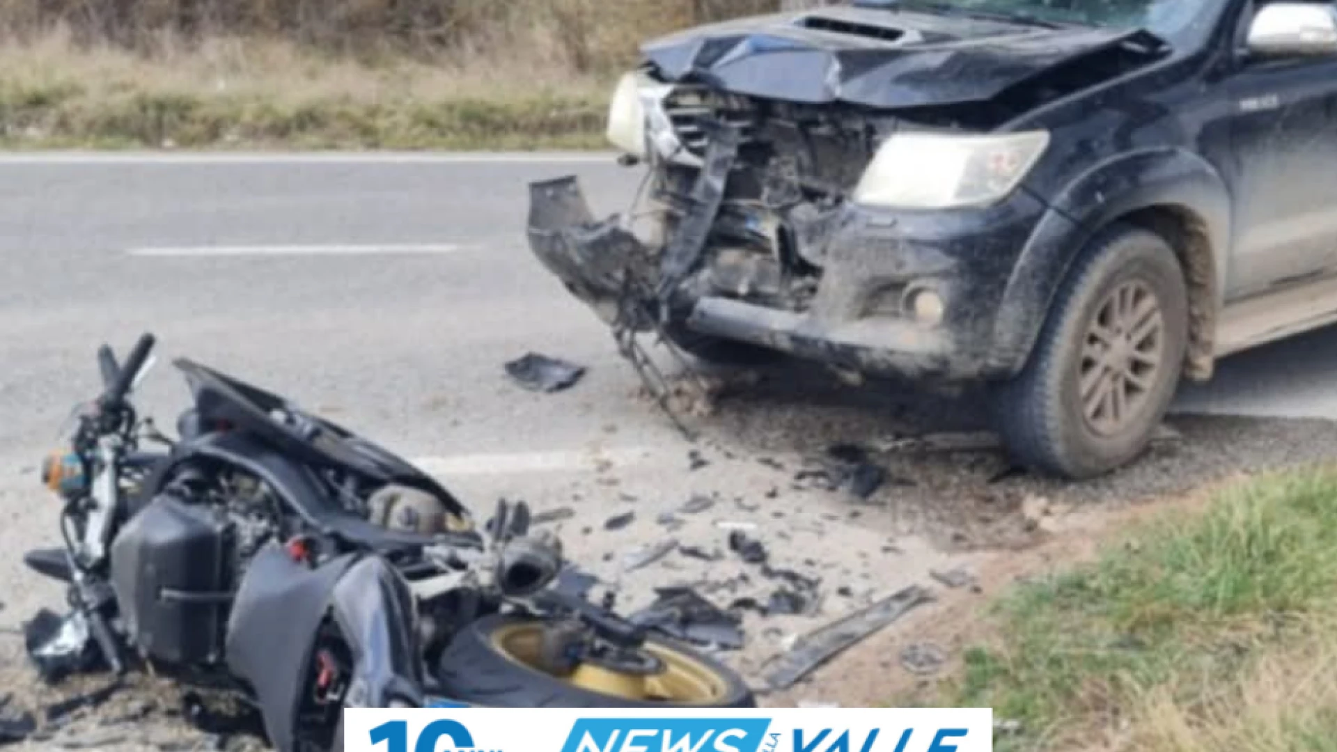 Alfedena/Castel Di Sangro: violento scontro tra moto e fuoristrada. Ferito centauro molisano.